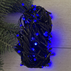 Гірлянда нитка 200LED B 200LED B Синє світло 
