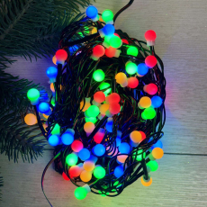 Гірлянда нитка 100LED 100LED Шарік Кольорове світло 