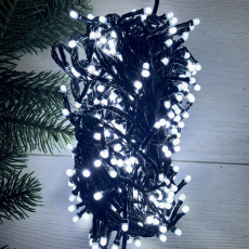 Гірлянда новорічна 400LED 400LED B Холодне світло 