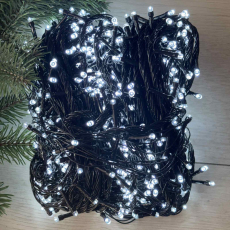 Гірлянда нитка 1000LED 1000LED A Холодне світло 